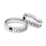 I Choose You Ring Set for Couple