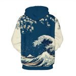 Kanagawa Hoodies for Couples