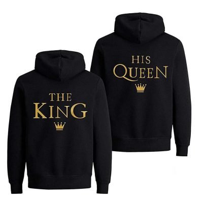 King and Queen Couple Hoodies