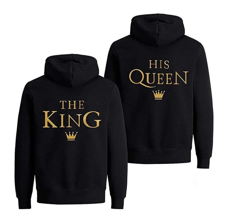 King and Queen Couple Hoodies