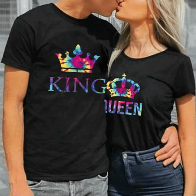 King and Queen Couple T-shirts