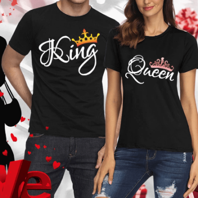 King and Queen Matching Shirts