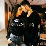 King & Queen Hoodies for Couples