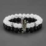 King Queen Match Couple Bracelets