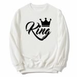 King & Queen Matching Couple Sweatshirts