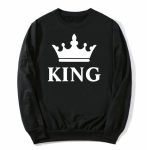 King & Queen Matching Couple Sweatshirts