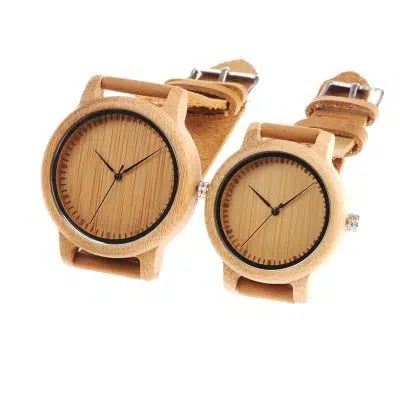 Leather Strap Couple Watch