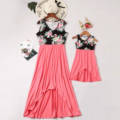 Long Dress for Mother and Daughter