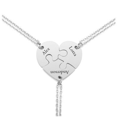 Love Heart Friendship Necklace