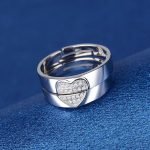 Lover Couple Rings Silver