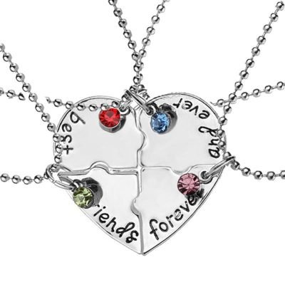 Magnetic Best Friend Heart Necklace