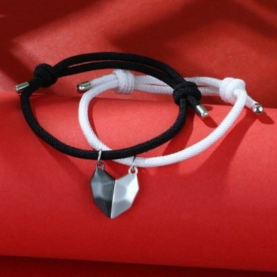 Magnetic Heart Bracelets for Lovers