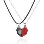 Magnetic Heart Necklaces for Couples