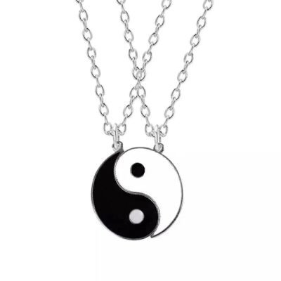 Magnetic Yin Yang Necklaces for Couples