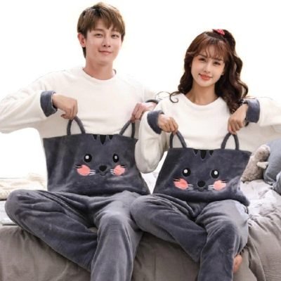 Match Cat Pajamas for Couples