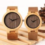 Matching Bamboo Couple Watch