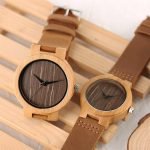 Matching Bamboo Couple Watch