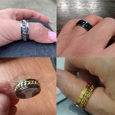 Matching Couple Promise Rings