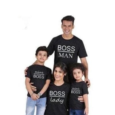 Matching Family Boss T-shirts