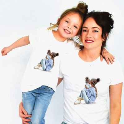 Matching Mom and Daughter T-shirts