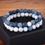 Matching Onyx Couple Bracelets