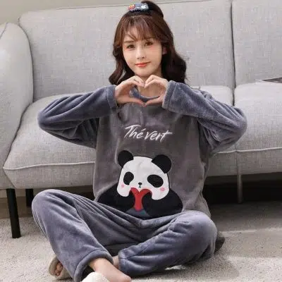 Matching Panda Pajamas for Couples