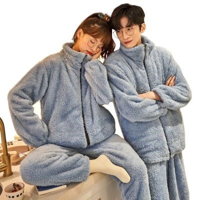 Matching Pyjamas Couple