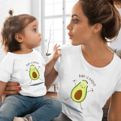 Mom and Daughter Avocado T-shirts
