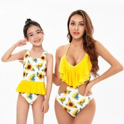 Mommy and Me One Piece Swimsuits