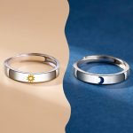 Moon & Star Couple Rings