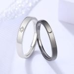 Moon & Star Couple Rings