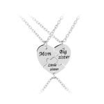 Mother and Daughter Linked Necklace