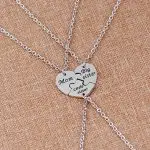 Mother and Daughter Linked Necklace
