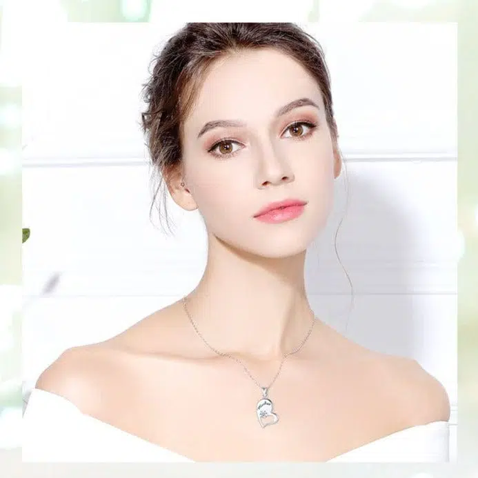 Mother and Daughter Linked Together Necklace