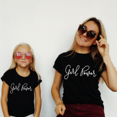 Mother and Daughter Matching T-shirts