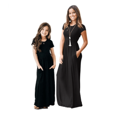 Mother and Daughter Maxi Dresses