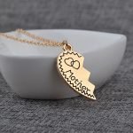 Mother Daughter Broken Heart Necklace