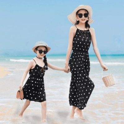 Mother Daughter Halter Dress