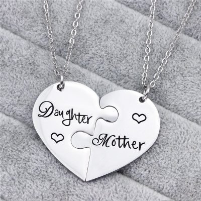 Mother Daughter Split Necklace