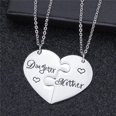 Mother Daughter Split Necklace