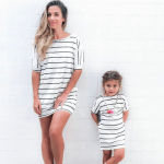 Mum and Daughter Matching T-Shirt Dresses