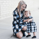 Mum Daughter Matching Shirt Dress