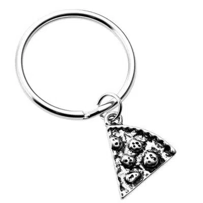 Pizza Best Friend Keychain