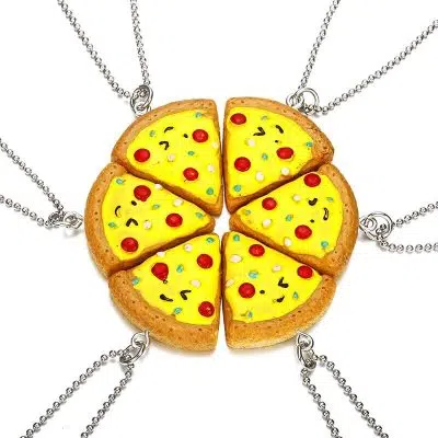 Pizza Slice Best Friend Necklaces