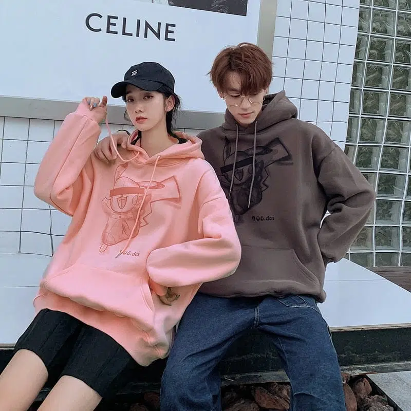 Pokemon Couple Hoodies