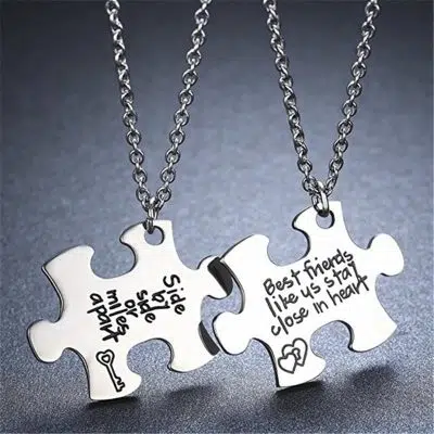 Puzzle Piece Best Friend Necklace