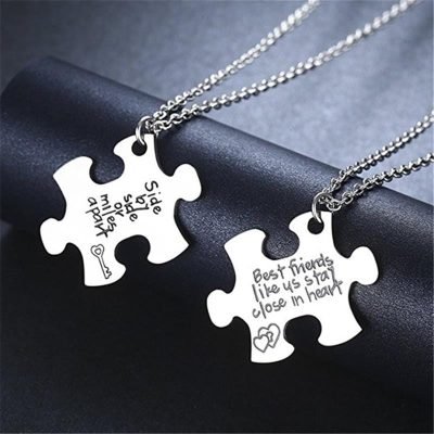 Puzzle Piece Best Friend Necklace