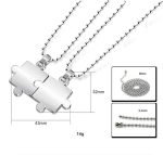 Puzzle Piece Necklace for Couples