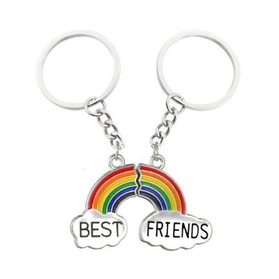 Rainbow Friendship Keychain