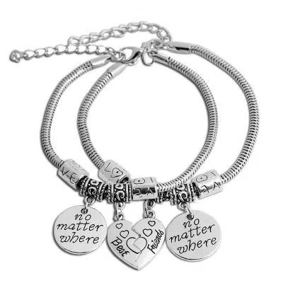 Silver Best Friend Bracelets